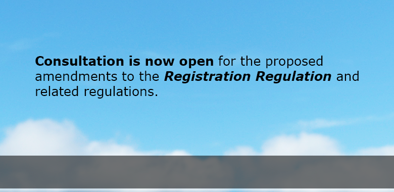 Registration Regulation Consultation