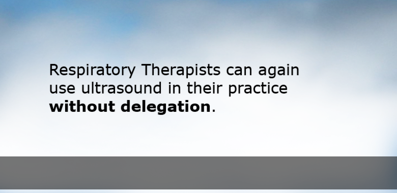 Ultrasound without delegation