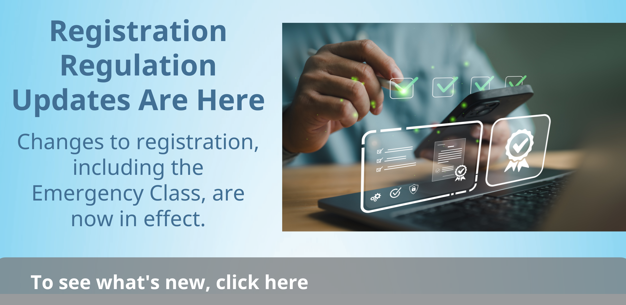 New Registration Regulation