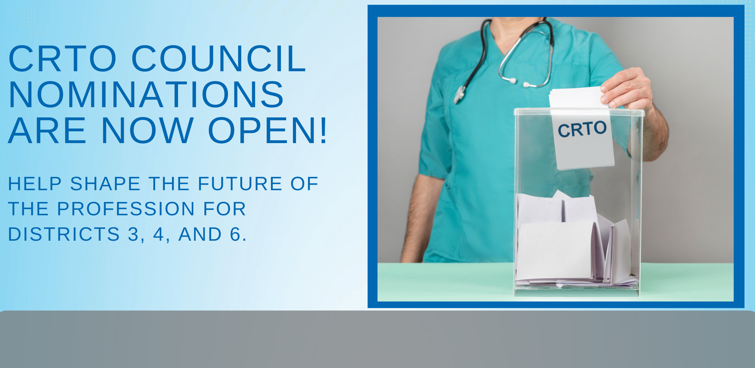 CRTO Council Nominations Are Now Open